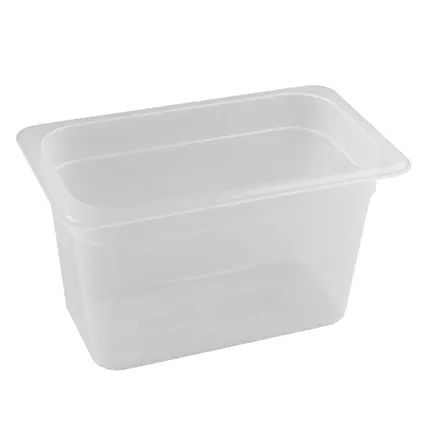 Фото №0 Гастроемкость 1/4 h=150 п/п прозрачная Рестола без крышки