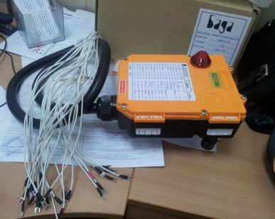 фото Ремонт радиоуправления краном Telecrane и SAGA