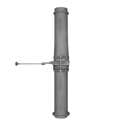 Фото №0 Модуль шиберный GFS чугунный 115/1000 стартовый (труба + шибер ММ + труба)