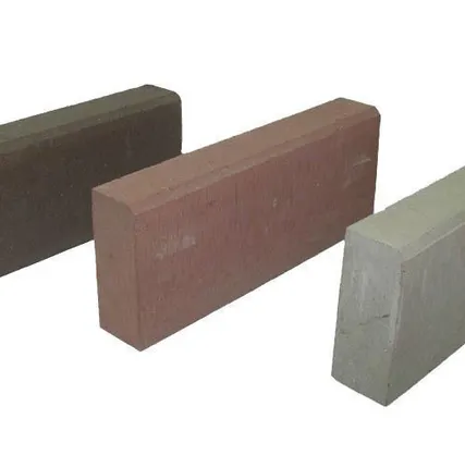 Фото №0 Бордюр темно-коричневый 395*40*200 мм