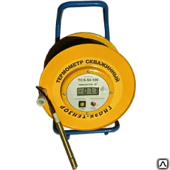 Фото №0 Термометр электронный скважинный на катушке ТСЭм-D-50 - 200