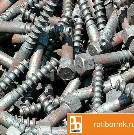 Фото №0 Шуруп путевой 1.24х250. ГОСТ 809-2020