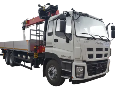 фото Манипулятор Isuzu Giga (борт 10 т, стрела 5 т)