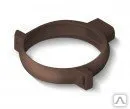 Фото №0 Хомут трубы,ПВХ,коричневый