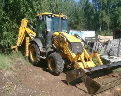 фото Аренда экскаватора JCB 3CX + ямобур