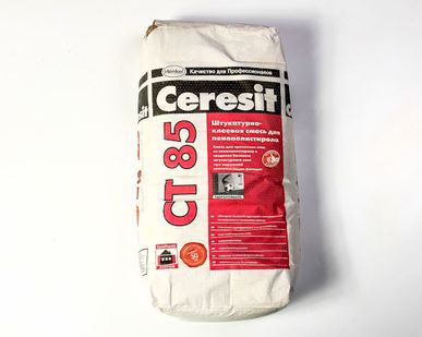 фото Клей для приклеивания и армирования пенополистирола Ceresit 85