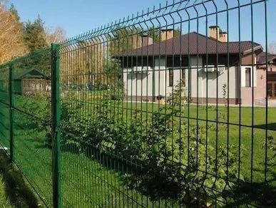 фото Заборы из 3D сетки (Гиттер)