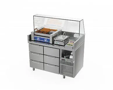 фото Станция для бургеров и хот-догов БАВАРИЯ БХС -1235.700-02