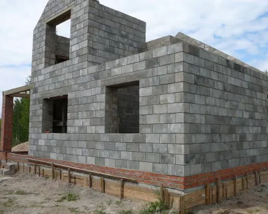 фото Строительство  бань из собственного АРБОЛИТА