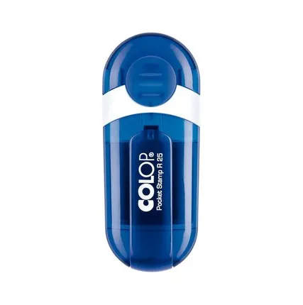 Фото №0 Печати-С COLOP Pocket Stamp R25 Карманная оснастка для штампа диам. 25мм (Индиго, Синий)