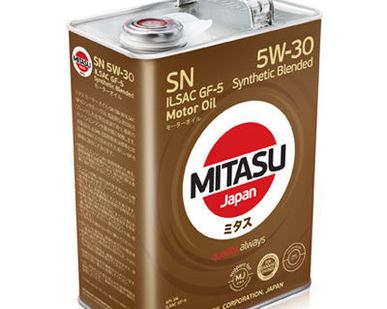 фото Моторные масло MITASU MOTOR OIL SN 5W-30 ILSAC GF-5 Synthetic Blended