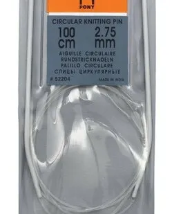 фото 52204 Спицы круговые 100 см/ 2.75 мм PONY