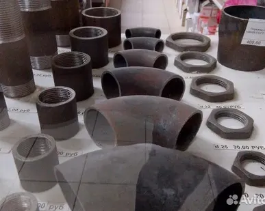 фото Отводы стальные круто-изогнутый d 25 мм