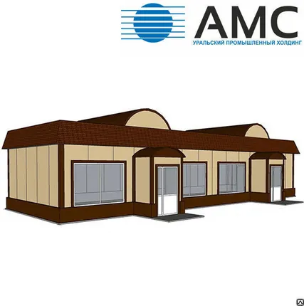 Фото №0 Павильон из сэндвич панелей