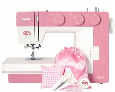 фото Швейная машина Janome 1522PG, светло-розовый