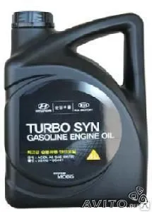фото Масло моторное Hyundai Turbo Syn Gasoline Engine Oil5w-30 (4 л.)
