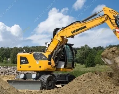 фото Аренда колесного экскаватора Liebherr A 918 Litronic, Москва