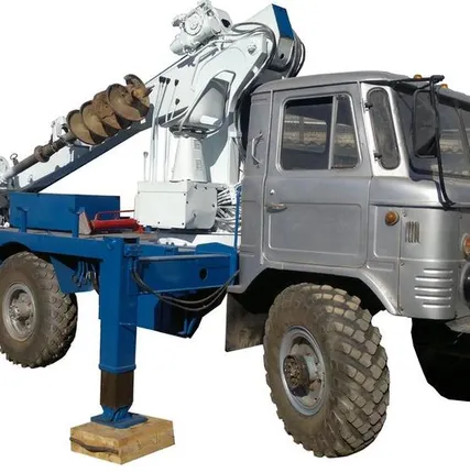 Фото №0 Ямобур-кран ГАЗ 66