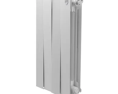 фото Дизайнерский радиатор биметаллический Royal Thermo Piano Forte 500/Bianco Traffico 500/4 секции, 0,75 кВт