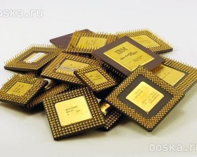 фото Компьютерные процессоры керамические с Au корпусом