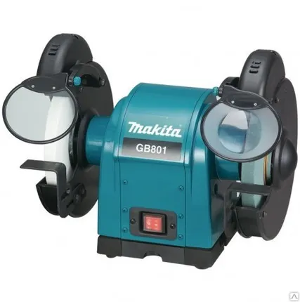Фото №0 Точило MAKITA GB801 (550Вт,2круга 205х19х15.88мм,2850об/мин,подсветка,ли...