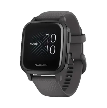 Фото №0 Часы Garmin Venu Sq серый с алюминиевым безелем и с силиконовым ремешком