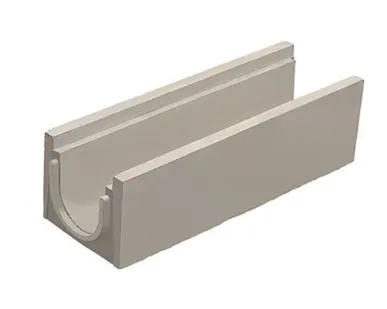 фото Водосток бетонный с пазом для решетки 500х175х150 на гранитной основе