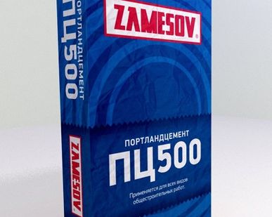 фото Цемент ПЦ500 ZAMESOV (50 кг.)