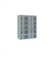 фото Почтовый ящик "ОРИОН М" 4 секций с дверцами из нержавеющей стали