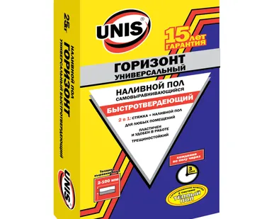 фото Наливной пол UNIS Юнис универсальный 25кг