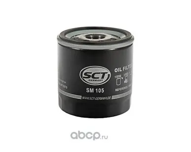 фото Фильтр масляный SCT SM 105 CHEV AVEO/CRUZE/CAPTIVA/LACETTI/LANOS/OPEL ASTRA