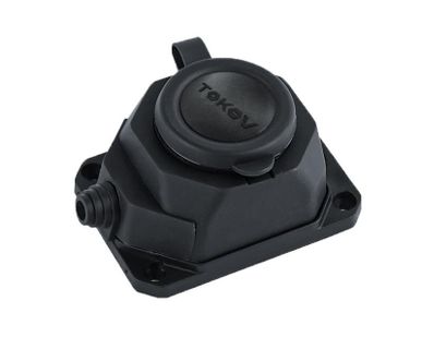 фото Колодка удлинителя 1-м 16А с заземл. каучук TOKOV ELECTRIC TKE-C05-KK1-Z