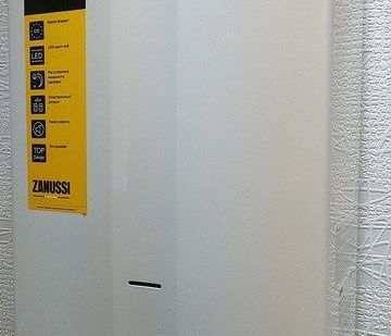 фото Водонагреватель газовый колонка ZANUSSI GWH 10 FONTE 18,5 КВт