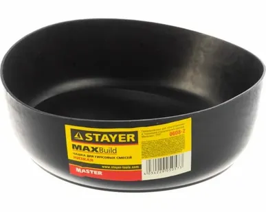 фото STAYER MASTER низкая чашка для гипса d 140х48 мм