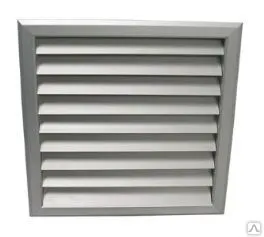 фото Алюминиевые наружные вентиляционные решетки, длина - 1100 мм, высота - 1700