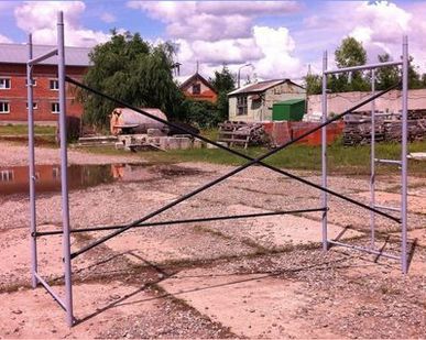 фото Строительные леса, секции