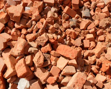 фото Бой кирпича для фундамента