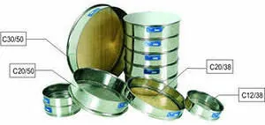 Фото №0 Сито лабораторное С30/50 ячейка 0,8 мм, круглая перфорация, нержавейка