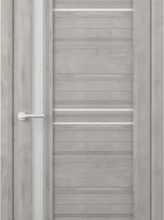 фото Межкомнатные двери ALBERO "Невада" Графит/Мателюкс (ДО)