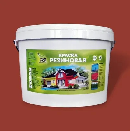 Фото №0 Резиновая краска "Prom Color" - цвет Корица (бежевый)