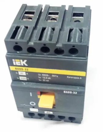 Фото №1 Выключатель автоматический ВА88-32 3Р 125А 25кА ИЭК