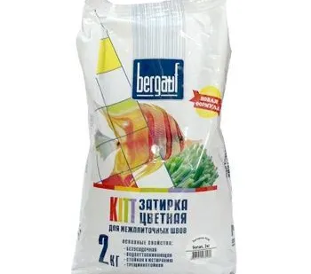 фото Затирка Bergauf Kitt мята, 2кг. (шов 1-5мм)
