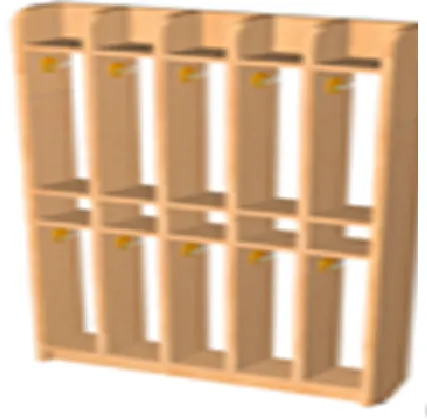 Фото №0 Шкаф для полотенец 5-ти секционный напольный