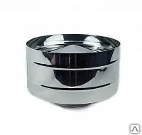 фото Зонт с ветрозащитой (нержавеющая сталь)