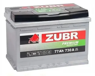 фото Аккумулятор ZUBR Premium LB 77 Ач о.п.