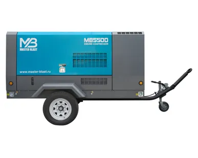 фото Винтовой компрессор Master Blast MB550D (дизельный)