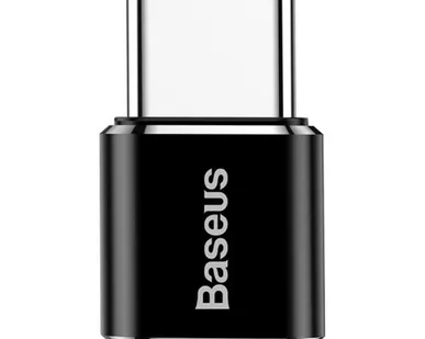 фото Адаптер-переходник Baseus OTG (Type-C to Micro USB) чёрный