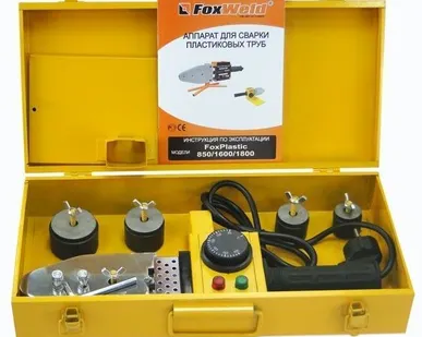фото АППАРАТ ДЛЯ СВАРКИ ПЛАСТИКОВЫХ ТРУБ FOXPLASTIC 850