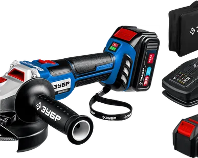 фото Бесщеточная УШМ, 2 АКБ (4 Ач), в сумке AB-125-42