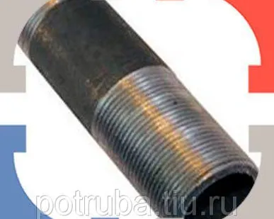 фото Сгон стальной Ду 25 ГОСТ 8969-75 из ВГП труб